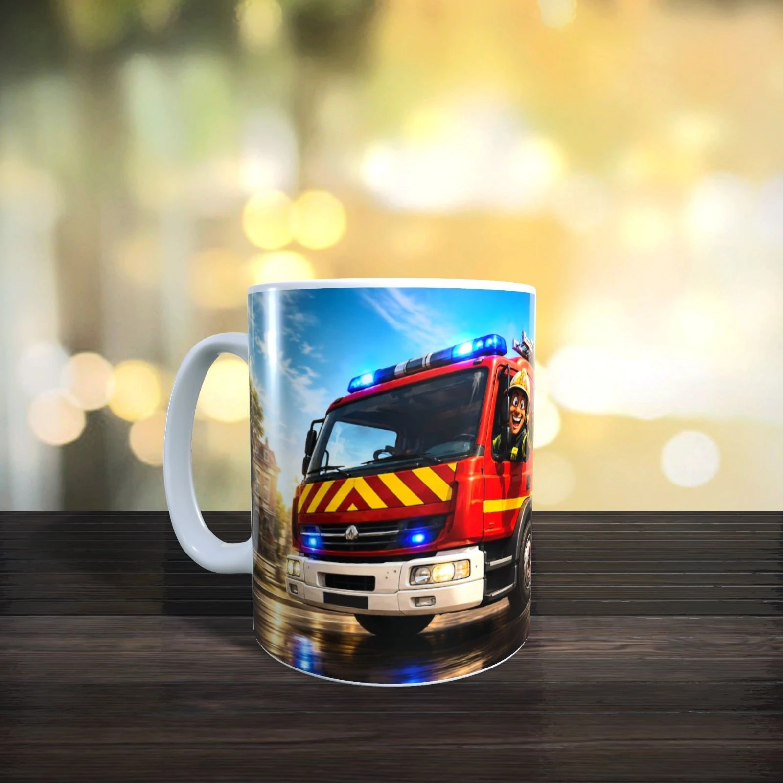 Firefighter humor mug, profession, volunteer – photo 2